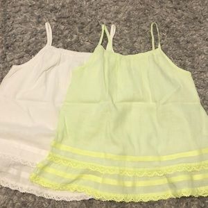 Two tank tops